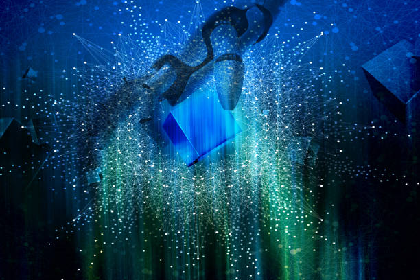 istock The meta-universe of the virtual world 1404578116