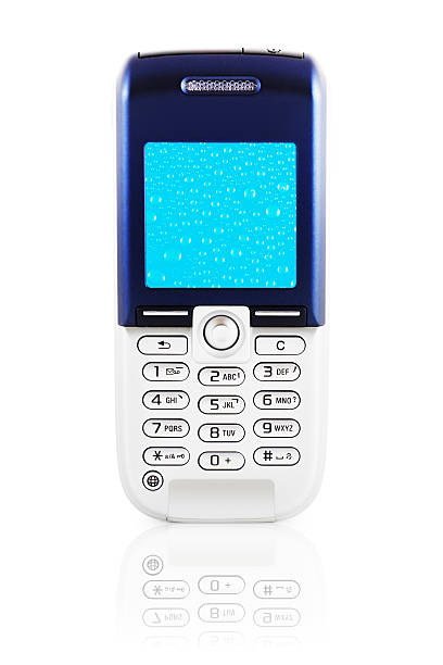 Telefon komórkowy (na białym tle – zdjęcie