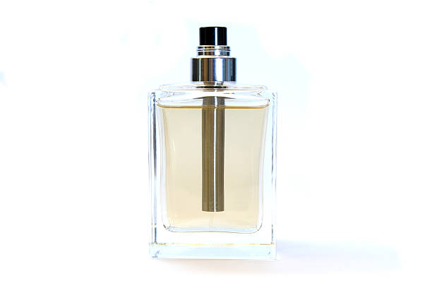 istock Bottle of perfume isolated on white 140457949