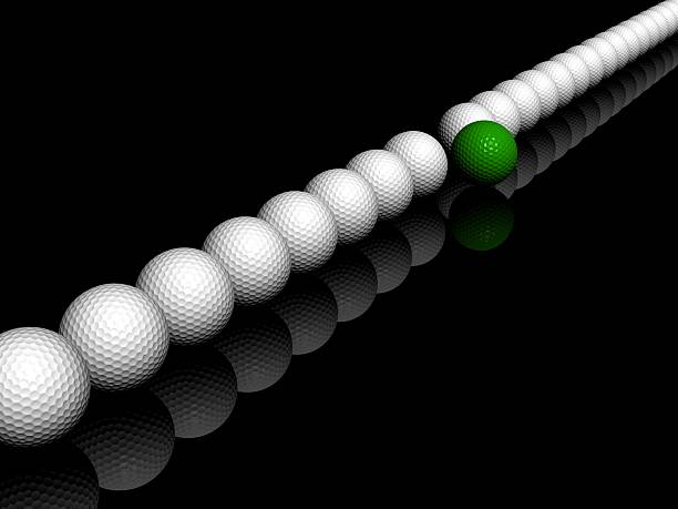 green de golfe - golf ball circle ball curve - fotografias e filmes do acervo