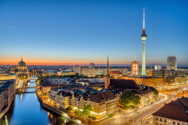 istock Downtown Berlin at dusk with the TV Tower 1404581529