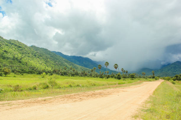 istock Countryside road in Cambodia 1404581698
