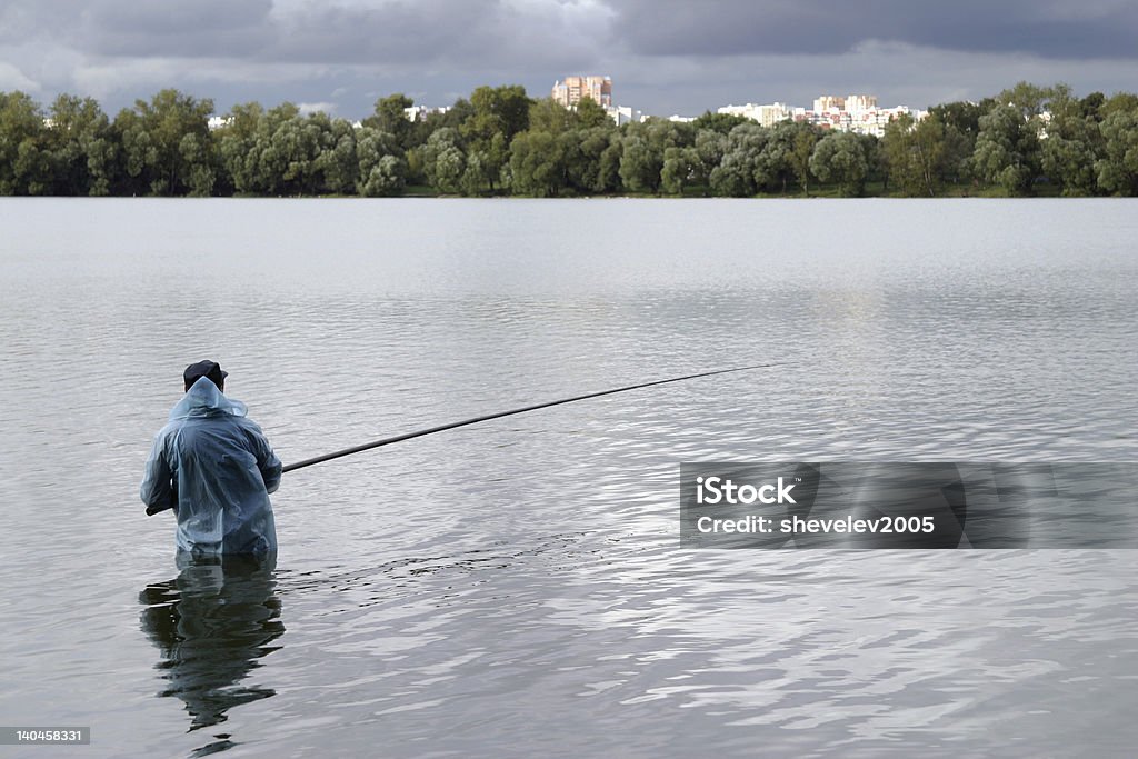 Pescador y meditar - Foto de stock de Adulto libre de derechos