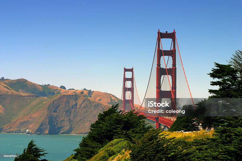 Мост Золотые Ворота, Сан-Франциско - Стоковые фото Архитектура роялти-фри