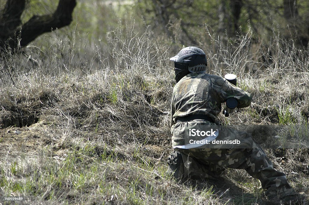 Criança Paintballer - Foto de stock de Paintballing royalty-free