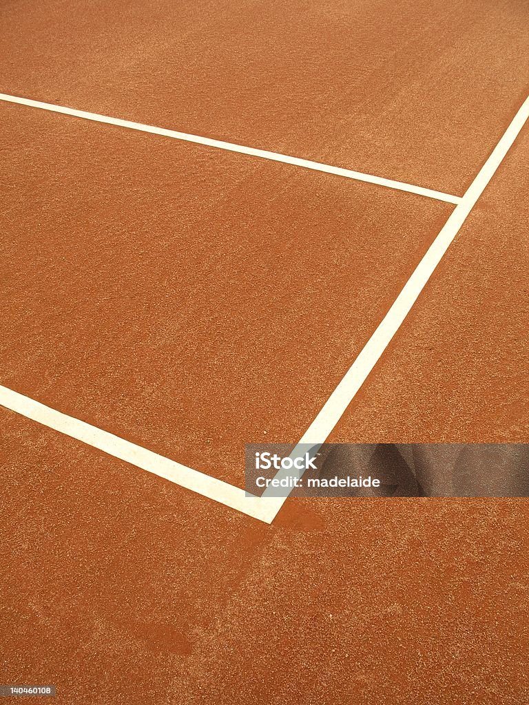 Campo da Tennis - 1 - Foto stock royalty-free di Angolo - Forma