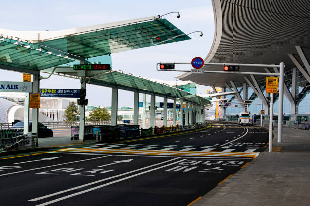 25 April 2021, Incheon International Airport, Incheon City, South Korea, View of Terminal 2 at Incheon International Airport ICN