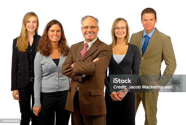 Business Team Smiling Stock Photo - Download Image Now - Group Of People, Business, Business Person