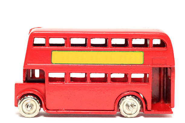 istock Old toy car London Bus 140460628