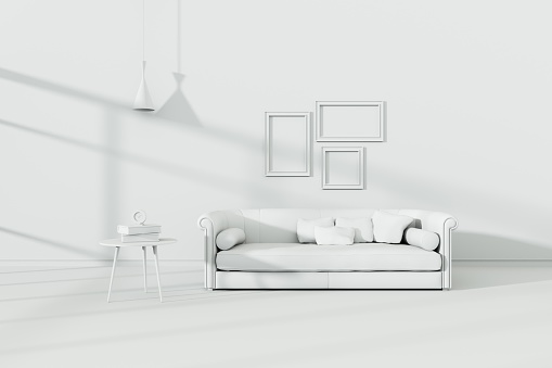 China - East Asia, Three Dimensional, White Color, Home Interior, Digitally Generated Image