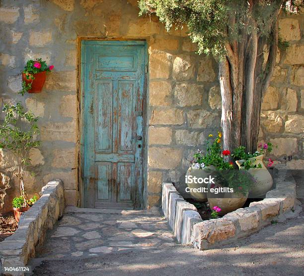 Scenic Home Entrance Stock Photo - Download Image Now - Beauty, Decoration, Door