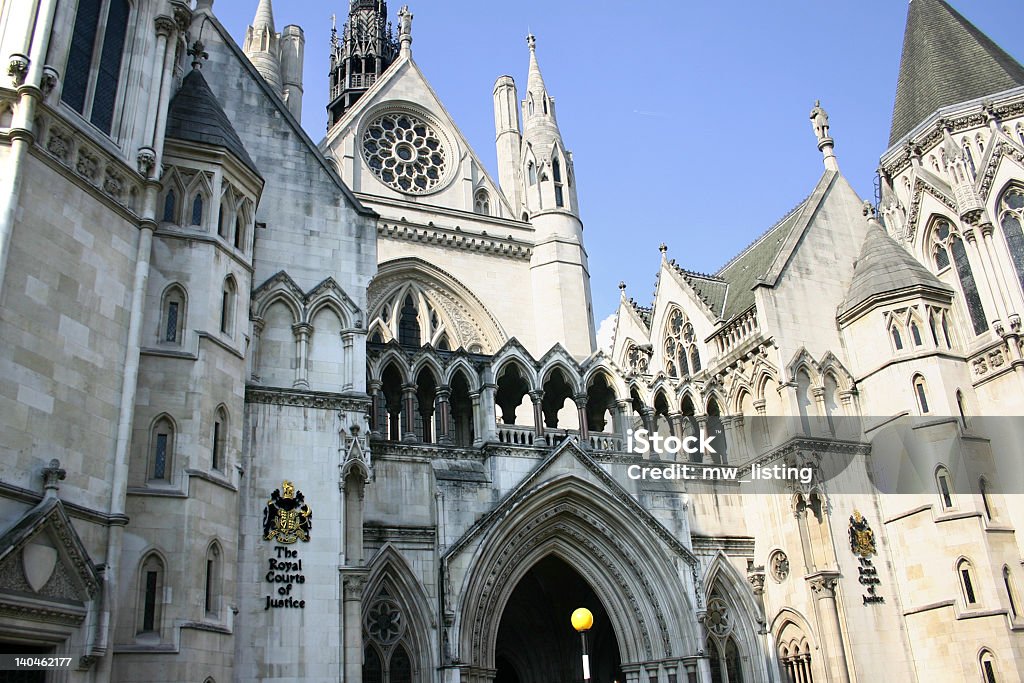 Royal Courts of Justice - Zbiór zdjęć royalty-free (Budynek sądu)