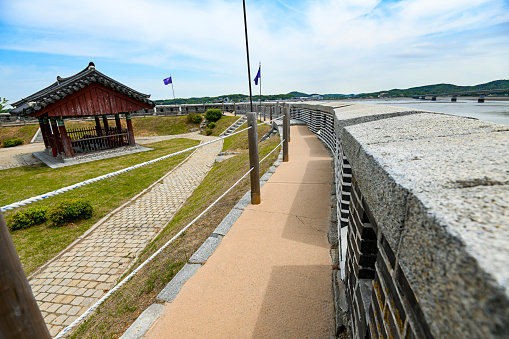 12 May 2021, Chojijin Fort, Ganghwa-gun, Incheon City, South Korea View of Chojijin Fort