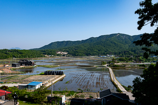 12 May 2021, Seokmo island, Ganghwa-gun, Incheon City, South Korea View of Seokmo island village