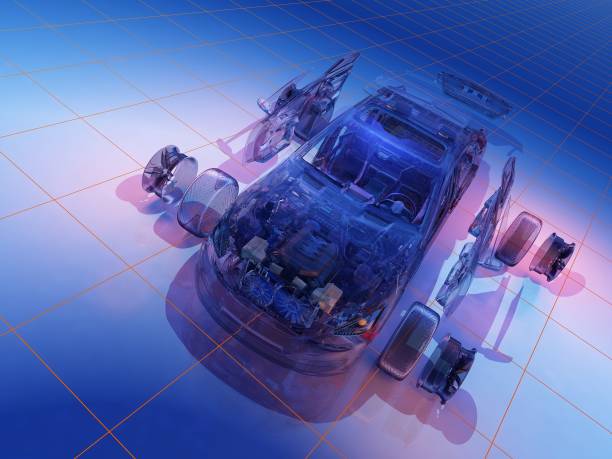 istock Transparent model cars. 1404627487