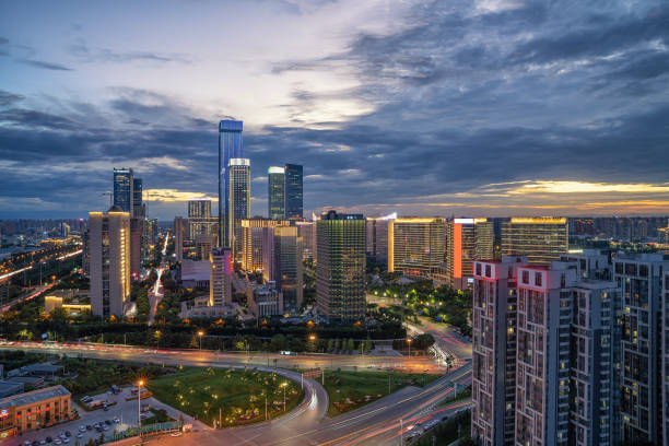istock China Xi'an modern city skyscraper scenery 1404631742