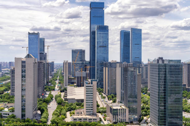 istock Modern buildings in Xi'an, China 1404631743