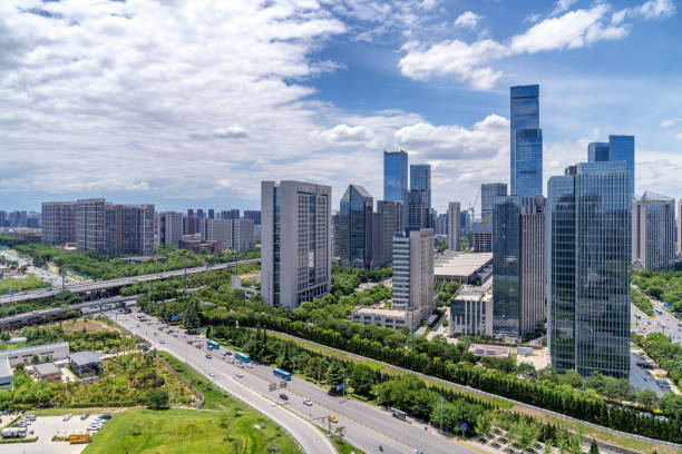 istock Modern buildings in Xi'an, China 1404631798