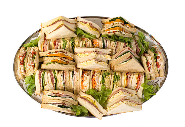 Sandwich Catering Platter stock photo