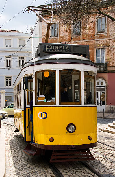 Lisbon Tram stock photo