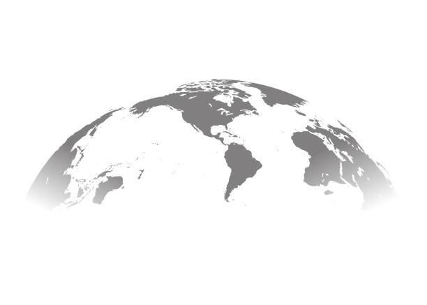 istock World map earth, international globe, grey template. Circle earth. Country travel worldwide concept. Background continent 1404634402