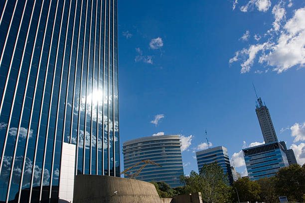 istock Modern corporate buildings with a clear sky 140463928
