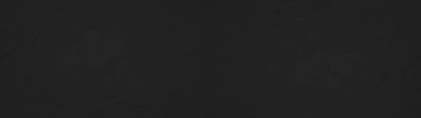 istock Black anthracite dark textured plaster with spatula technique wall texture background banner panorama 1404645604