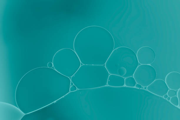 istock Pattern and an art image of oil and water bubbles. 1404646192