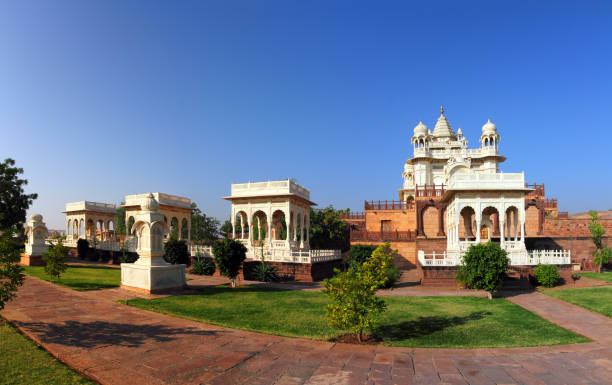 istock panorama of Jaswant Thada mausoleum in India 1404647577