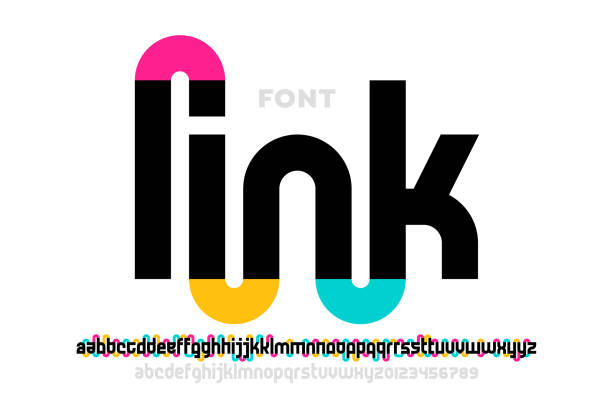 Link Typeface 2,200+ Linking Font Stock Photos, Pictures & Royalty-Free Images - iStock