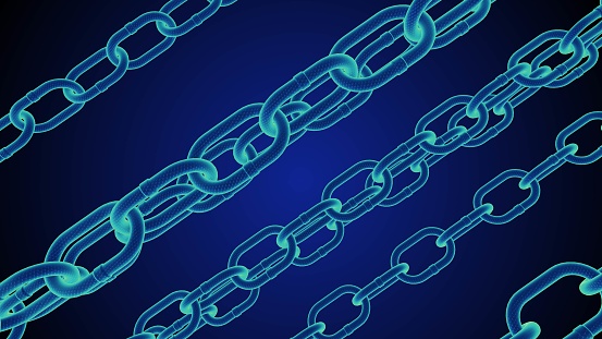 Abstract block chain technology background