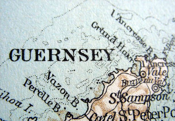 Guernsey The way we looked at Guernsey in 1949. guernsey city stock pictures, royalty-free photos & images