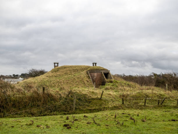 istock War military building remains at Northam in North Devon, UK. 1404649351