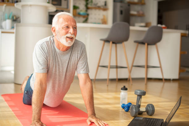 istock Daily workout at home 1404650350