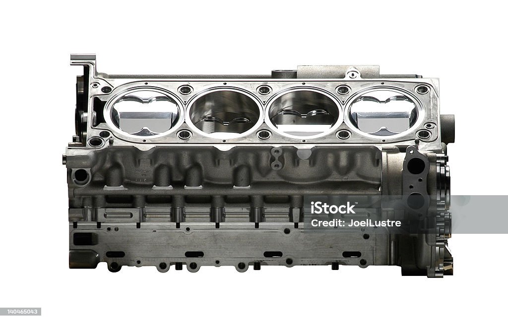 Alumínio motor de elevado desempenho - Royalty-free Alumínio Foto de stock