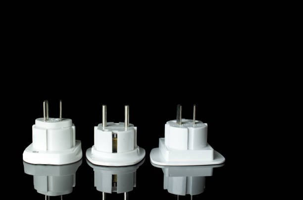 istock Different types of power adaptors for various countries 1404656466
