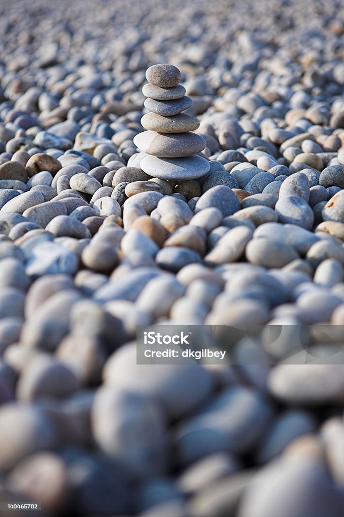 The power of zen (or something like that...) Smooth stones stacked on top of each other (alternative therapy concept) - shallow dof Achievement Stock Photo