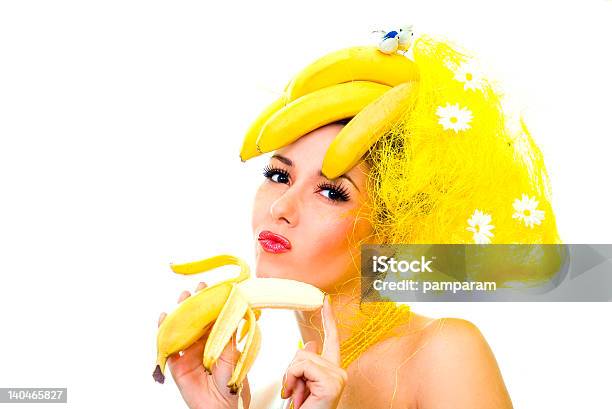 Photo libre de droit de Banane Lady banque d'images et plus d'images libres de droit de Adulte - Adulte, Aliment, Aliments et boissons