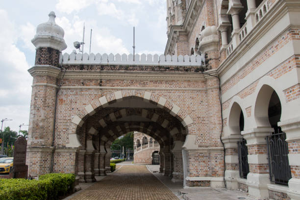 Kuala Lumpur, Malaysia - Jun 09, 2022: Sultan Abdul Samad building located in front of the Merdeka Square in Kuala Lumpur Malaysia. It is one of the most iconic buildings in Kuala Lumpur