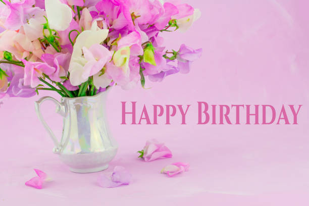 istock Sweet peas multicolour bunch of flowers 1404660442