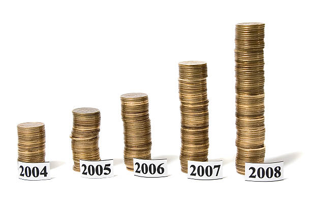 istock Diagram of coins. 140466343