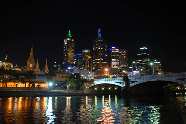 istock Melbourne City Skyline at Night 140466372