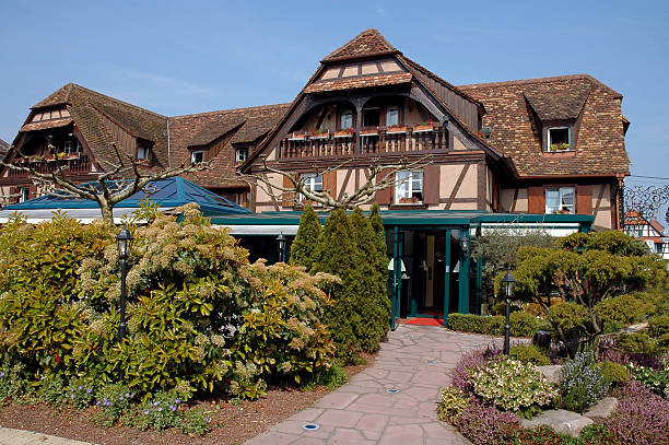 French Country Inn stock photo
