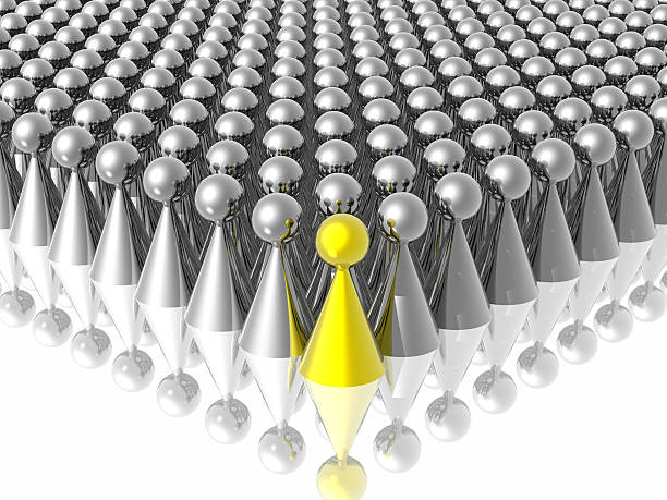 istock Golden leader of management 140466561
