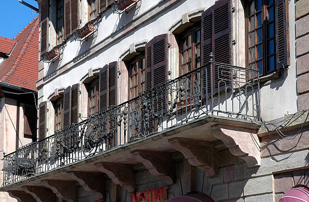French Balcony stock photo