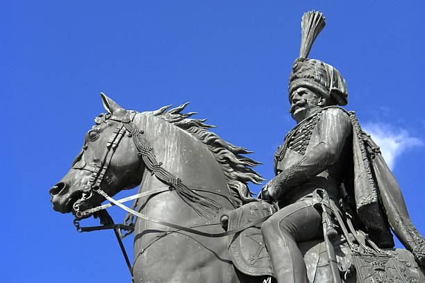 istock Equestrian statue of Ernst August I in Hanover, Germany 140466763