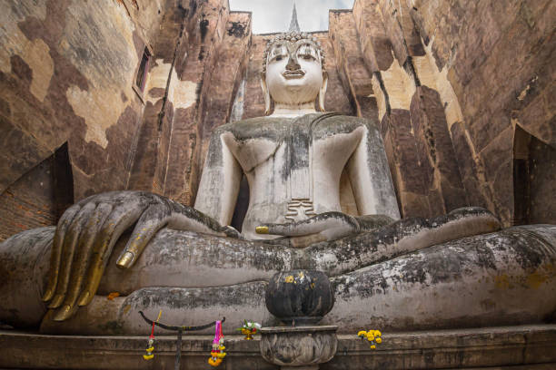 The Big Buddha at Wat Si Chum, Sukhothai, Thailand.
