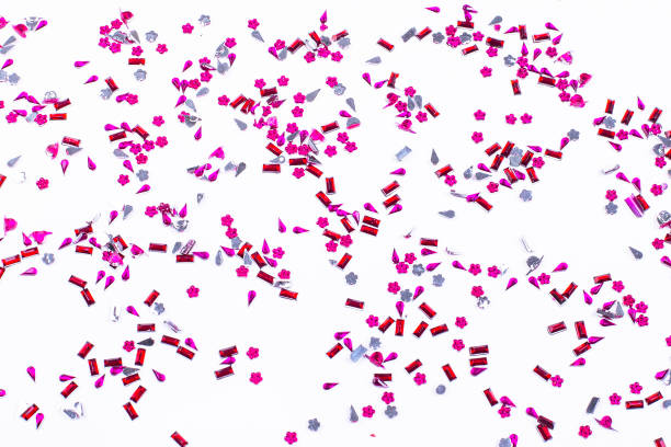 istock Beautiful pink glitter sparkle on a light background. Festive perfect backdrop for your projects and presentations. 1404668243