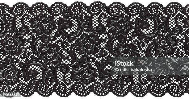 Black Lace Stock Photo - Download Image Now - Black Color, Lace - Textile, Backgrounds
