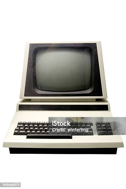 Alte Computer Stockfoto und mehr Bilder von Retrostil - Retrostil, Computer, Altertümlich